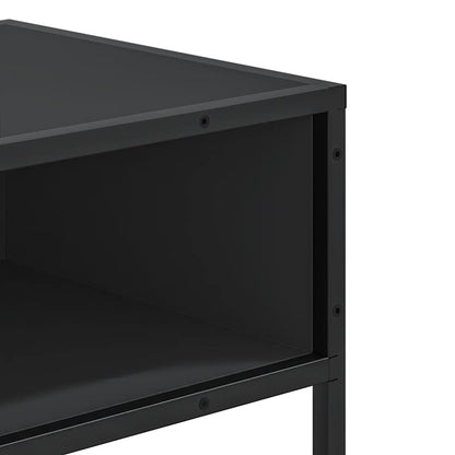 Avlastningsbord Konsollbord Svart 90x35x80 cm