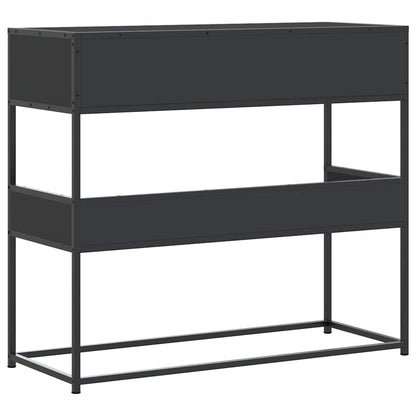 Avlastningsbord Konsollbord Svart 90x35x80 cm