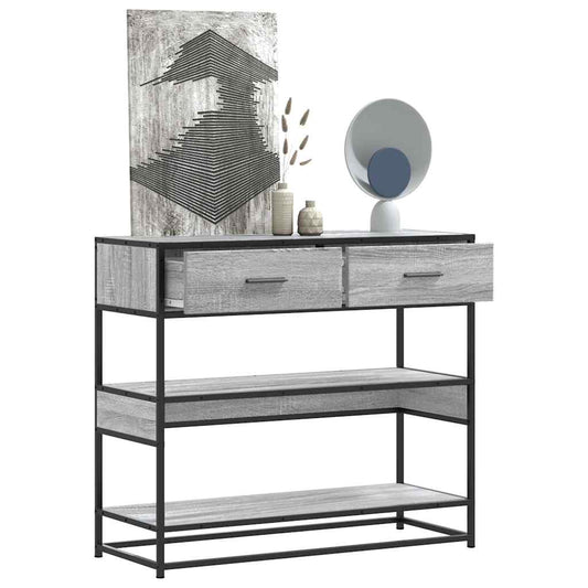Avlastningsbord Konsollbord Sonoma Grå 90x35x80 cm