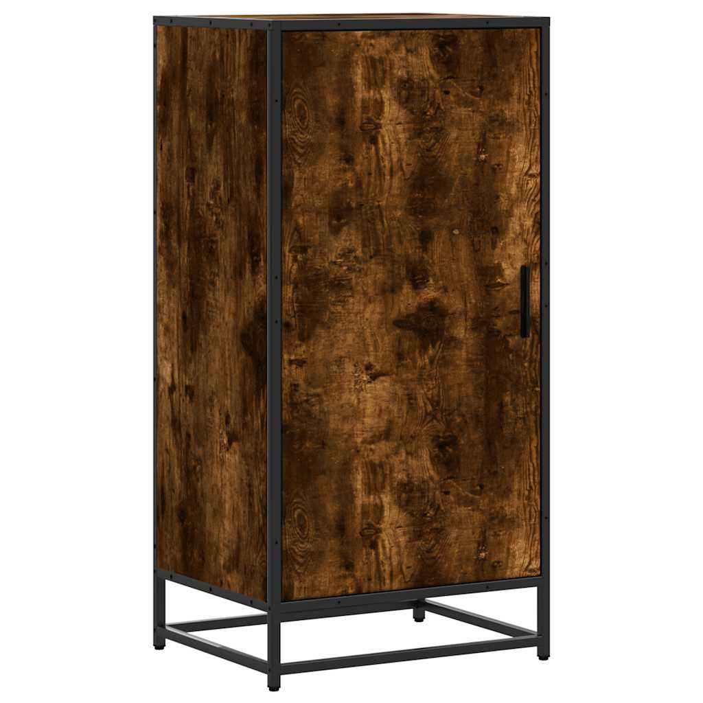 Skoskap Skohylle Skobenk Røkt Eik 48x38x97,5 cm