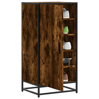 Skoskap Skohylle Skobenk Røkt Eik 48x38x97,5 cm