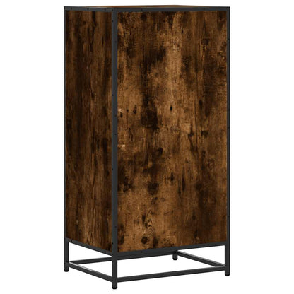 Skoskap Skohylle Skobenk Røkt Eik 48x38x97,5 cm