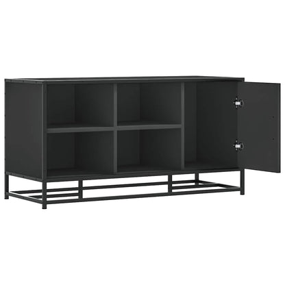 Skoskap Skohylle Skobenk Svart 100x40x53,5 cm og metall