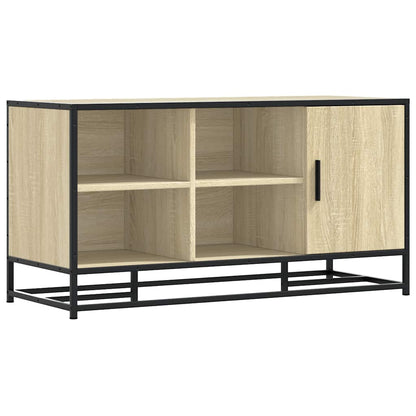Skoskap Skohylle Skobenk Sonoma Eik 100x40x53,5 cm og metall