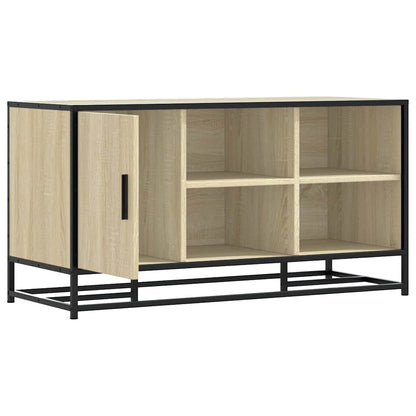 Skoskap Skohylle Skobenk Sonoma Eik 100x40x53,5 cm og metall