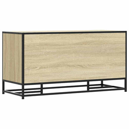 Skoskap Skohylle Skobenk Sonoma Eik 100x40x53,5 cm og metall