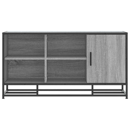 Skoskap Skohylle Skobenk Sonoma Grå 100x40x53,5 cm og metall