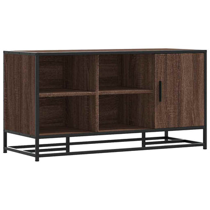 Sittebenk Skobenk Brun Eik 100x40x53,5 cm og metall