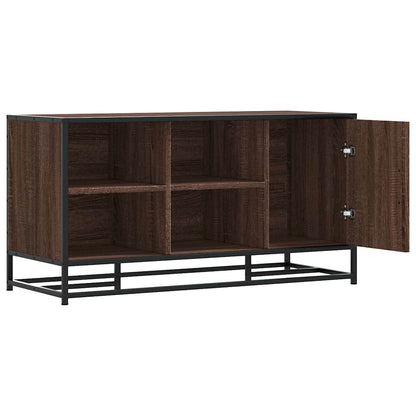 Sittebenk Skobenk Brun Eik 100x40x53,5 cm og metall