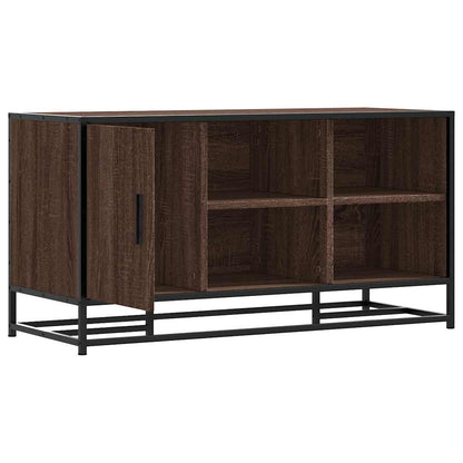 Sittebenk Skobenk Brun Eik 100x40x53,5 cm og metall