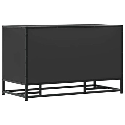 Skoskap Skohylle Skobenk Svart 84x40x53,5 cm og metall