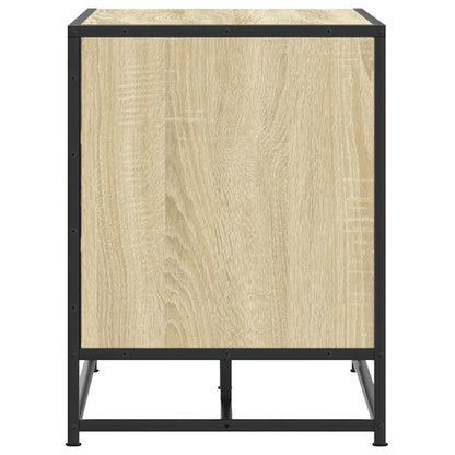 Skoskap Skohylle Skobenk Sonoma Eik 84x40x53,5 cm og metall