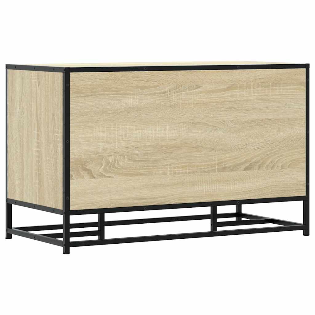 Skoskap Skohylle Skobenk Sonoma Eik 84x40x53,5 cm og metall