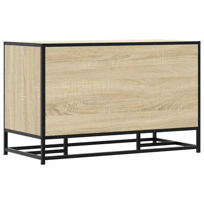 Skoskap Skohylle Skobenk Sonoma Eik 84x40x53,5 cm og metall