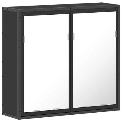 Baderomsspeil Svart 65x20x60 cm