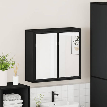 Baderomsspeil Svart 65x20x60 cm