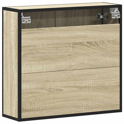 Baderomsspeil Baderomsskap med speil Sonoma Eik 65x20x60 cm