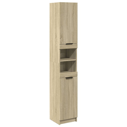 Baderomsskap Sonoma Eik 32x34x188,5 cm