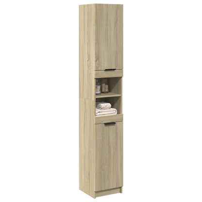 Baderomsskap Sonoma Eik 32x34x188,5 cm