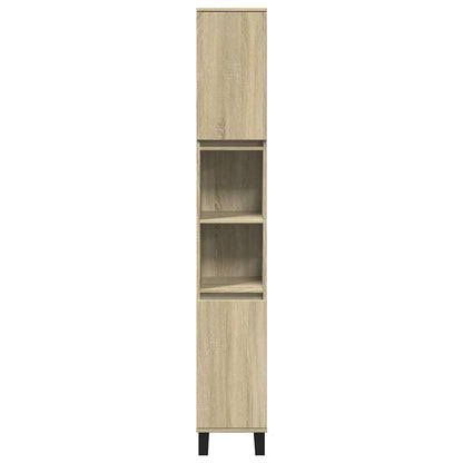 Baderomsskap Sonoma Eik 30x30x190 cm