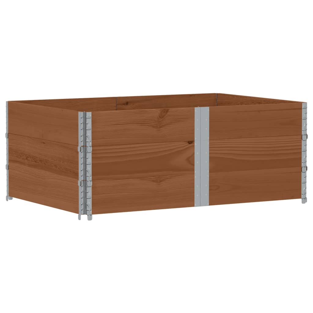 Plantekasse brun 150x100 cm heltre furu