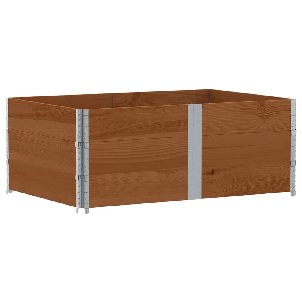 Plantekasse brun 150x100 cm heltre furu