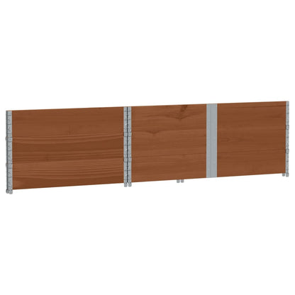 Plantekasse brun 150x100 cm heltre furu