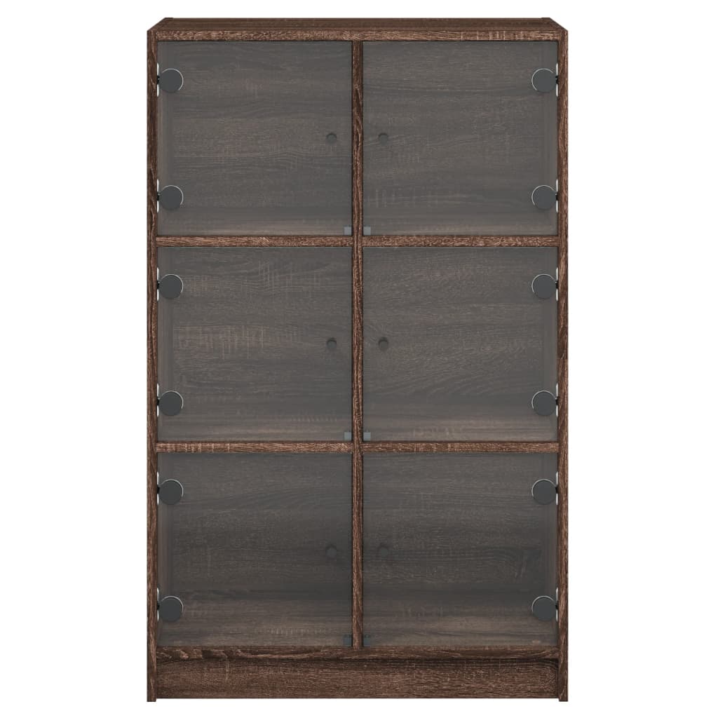 Skap Brun Eik med dører 68x37x109 cm
