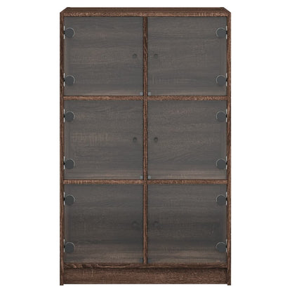Skap Brun Eik med dører 68x37x109 cm