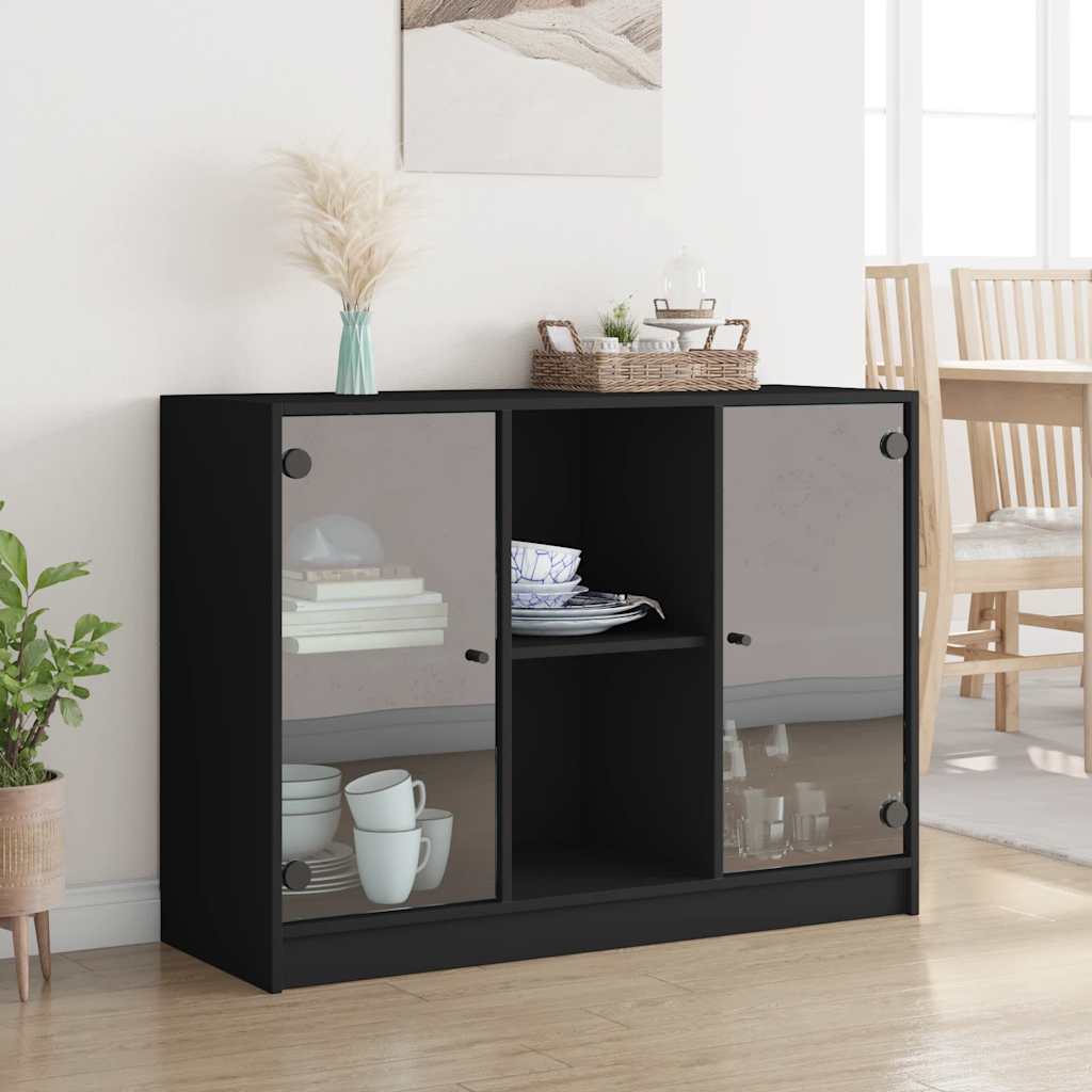 Skjenk Svart 102x37x75,5 cm