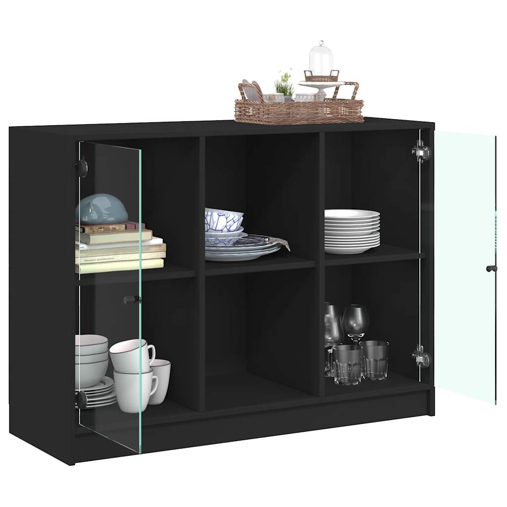 Skjenk Svart 102x37x75,5 cm