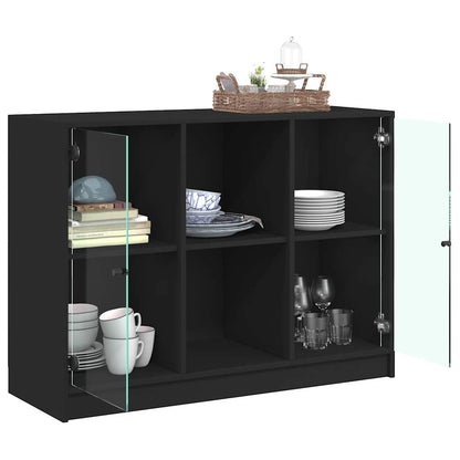 Skjenk Svart 102x37x75,5 cm