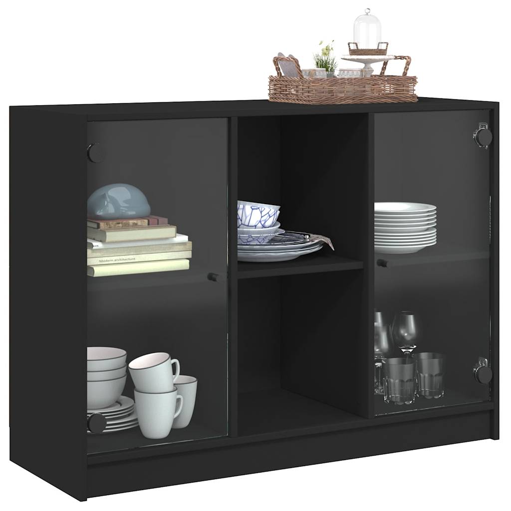 Skjenk Svart 102x37x75,5 cm