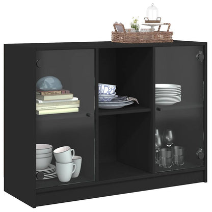 Skjenk Svart 102x37x75,5 cm