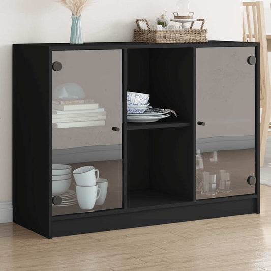 Skjenk Svart 102x37x75,5 cm