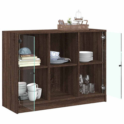 Kommode Brun Eik 102x37x75,5 cm