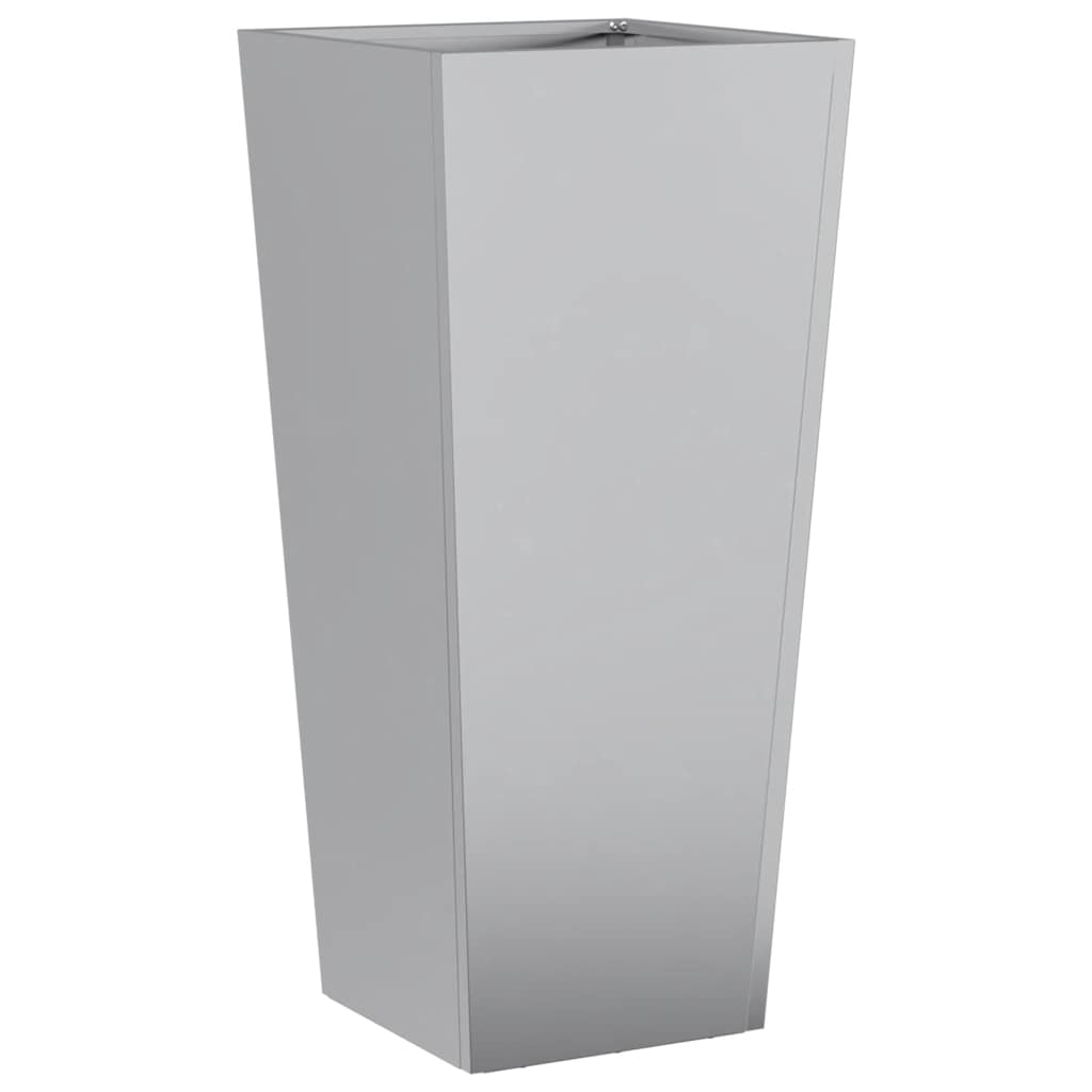 Plantekasser 2 stk 35x35x75 cm galvanisert stål
