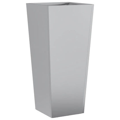 Plantekasser 2 stk 35x35x75 cm galvanisert stål