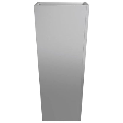 Plantekasser 2 stk 35x35x75 cm galvanisert stål