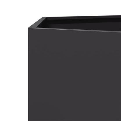 Hageplanter 2 stk svart sekskantet 46x40x45 cm stål