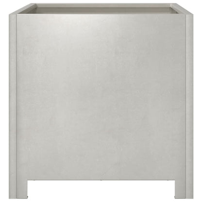 Utendørs Blomsterkasse Plantekasse Metall 40x40x40 cm rustfritt stål