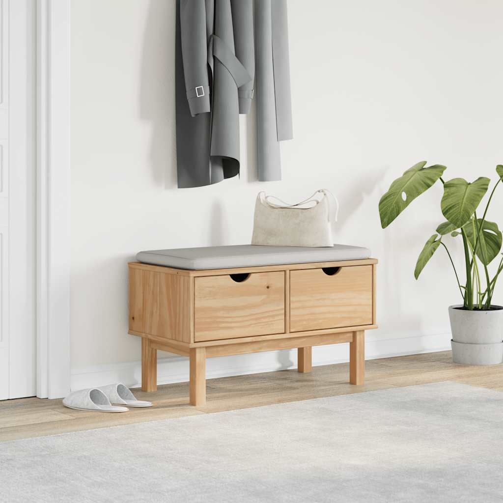 Sittebenk Gangbenk OTTA 80x40x45 cm heltre furu