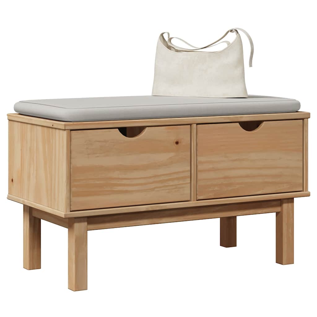 Sittebenk Gangbenk OTTA 80x40x45 cm heltre furu