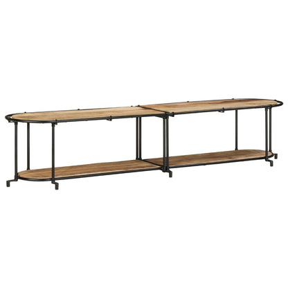 TV-Møbel Tre Tv-benk 200x42x40 cm grov heltre mango