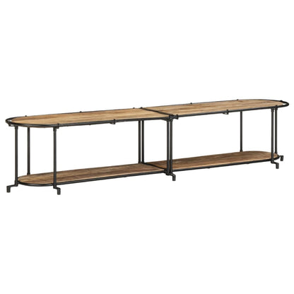 TV-Møbel Tre Tv-benk 200x42x40 cm grov heltre mango