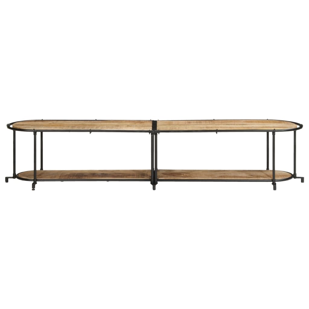 TV-Møbel Tre Tv-benk 200x42x40 cm grov heltre mango