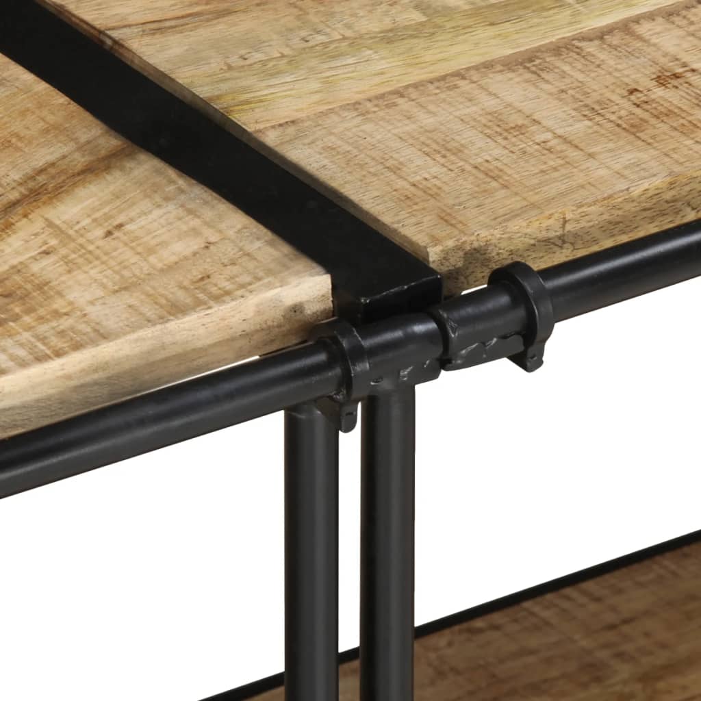 TV-Møbel Tre Tv-benk 200x42x40 cm grov heltre mango