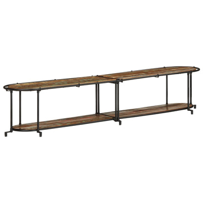 TV-Møbel Tre Tv-benk 200x42x40 cm gjenvunnet heltre