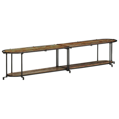 TV-Møbel Tre Tv-benk 200x42x40 cm gjenvunnet heltre