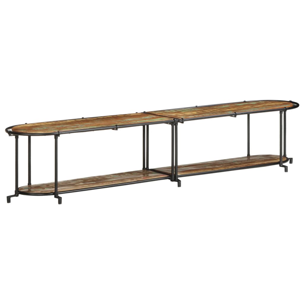 TV-Møbel Tre Tv-benk 200x42x40 cm gjenvunnet heltre